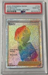 Beauty - 194/185 - Secret Rare - PSA 10